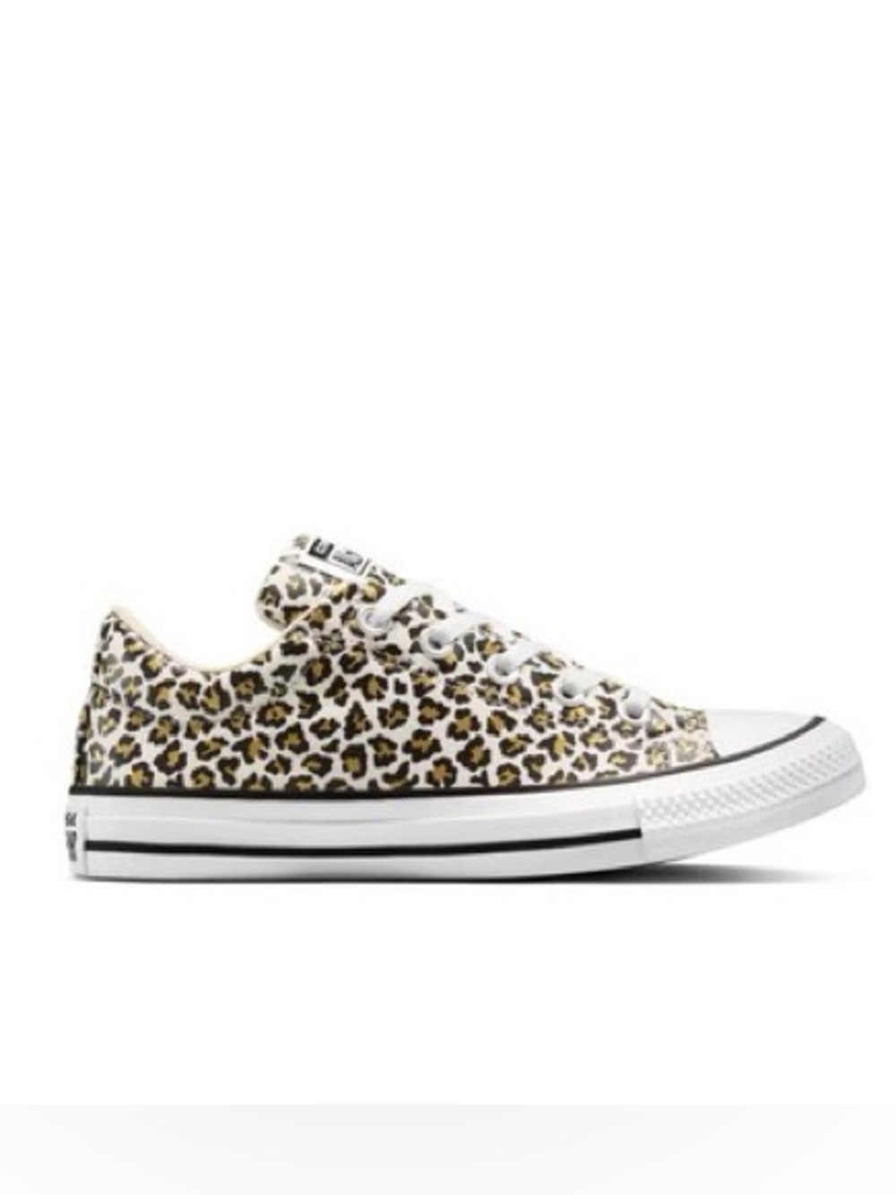 Converse Low Top Sneakers - Leopard Print Size 5.5 - Picture 3 of 11